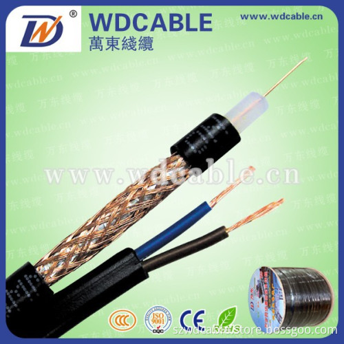 High Quality CCTV Cable RG6+2C Power Cable for Camera Use